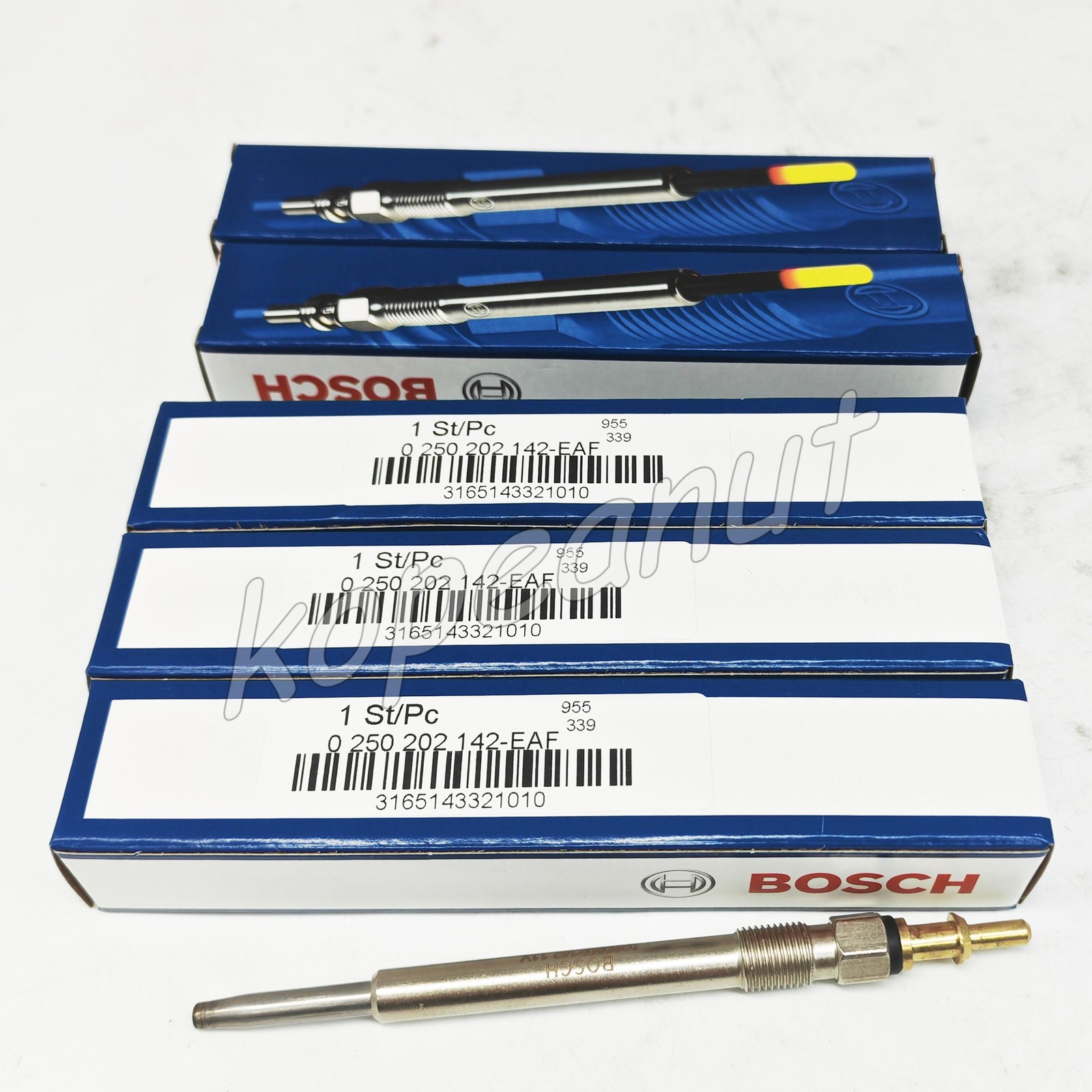 5X 0250202142 BOSCH Diesel Glow Plug Set Kit Fit For Dodge Sprinter Freightliner