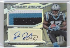 2015 Spectra Radiant Rookie Signatures 42/49 Devin Funchess Patch Auto 1j6