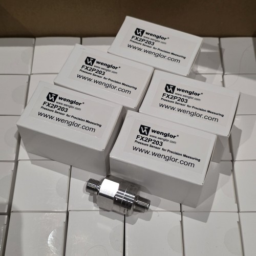 NEW Wenglor FX2P203 Pressure Sensor 0-0.25 bar | 4-20mA Analog M12 Stainless - Afbeelding 2 van 16