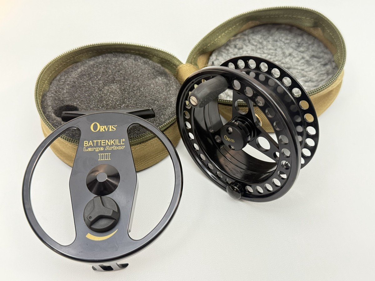 リール ORVIS battenkill large arbor 5/6 Orvis Battenkill Large Arbor III Fly Reel - 5/6 WT - Made in
