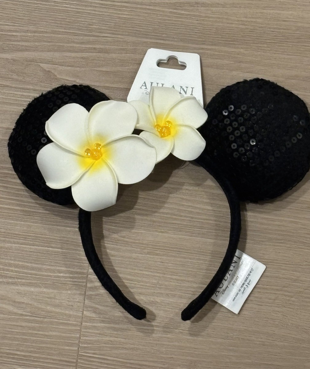 Aulani Mickey / Minnie Mouse Sequin Ears Headband Disney Aulani Copper Black Minnie Mouse | Mercari main image 3
