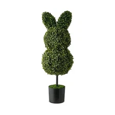 My Texas House 35” Topiary Easter Bunny Shrub Tree NEW