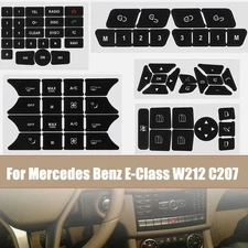 Button Repair Kit Window Switch Sticker For Mercedes-Benz E-Class W212 C207 A207