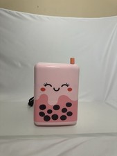 New Hearth Pearl Boba Tea Mini Fridge smoko cosmetic pearl Pink