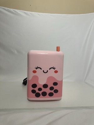   Hearth Pearl Boba Tea Mini Fridge smoko cosmetic pearl Pink