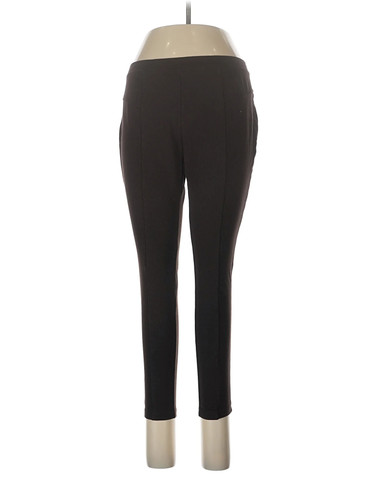 Chelsea & Theodore Women Black Active Pants L Petites
