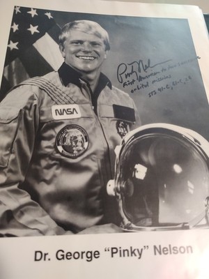 George Pinky Nelson B X W Signed Hand Out From Target 8 X 10