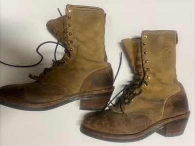 Chippewa Bay Golden Crazy Horse 29405 Packer Boots USA Made Mens‎ Size 8 M Chippewa Bay Golden Crazy Horse 29405 Packer Boot Mens Size  main image 3