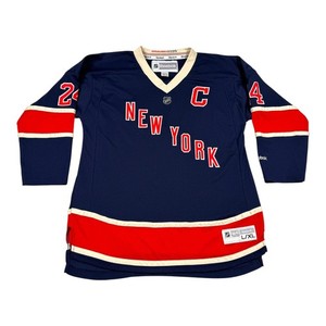 Maillot New York Rangers Reebok Homme Taille 48 Bleu Ryan Callahan #24 - 85e Anniversaire LNH