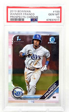 2019 Bowman Chrome Prospects WANDER FRANCO RC Rookie Card PSA 10 GEM MINT