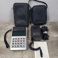  READ -See Video- Sharp EL-811 Calculator w/ EL-81 Charger PARTS Dead Battery