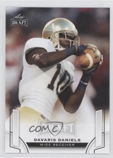 2015 Leaf Draft Davaris Daniels #67 0a1