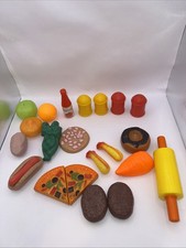 Large Lot of Vintage Play Food -Mixed Brands And Accessories