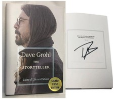 Dave Grohl Foo Fighters Nirvana Autographed The Storyteller Book 1st Edition