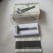 Vintage Wilkinson Sword "Sticky" razor original 1960s boxed unused excellent con