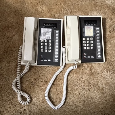 2 Toshiba EKT6015-SB Electronic Key Telephone Business Phone   Untested No Cord