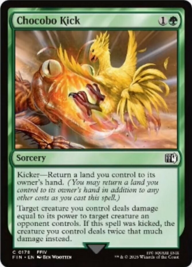 Chocobo Kick - Foil - Final Fantasy #0178 MTG Magic The