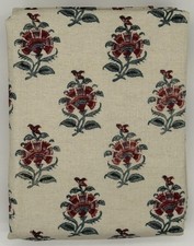 Pottery Barn Arnica Bhotah Linen Cotton Lined Drape Curtain (1) ~ 50 x 108