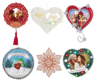 Hallmark 2020-2023 Our First Christmas Together Keepsake Ornament Birds Heart