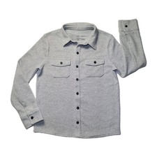 Heather Gray Button Down Collared Sweater Girls Size L 10/12 By Art Class NWT
