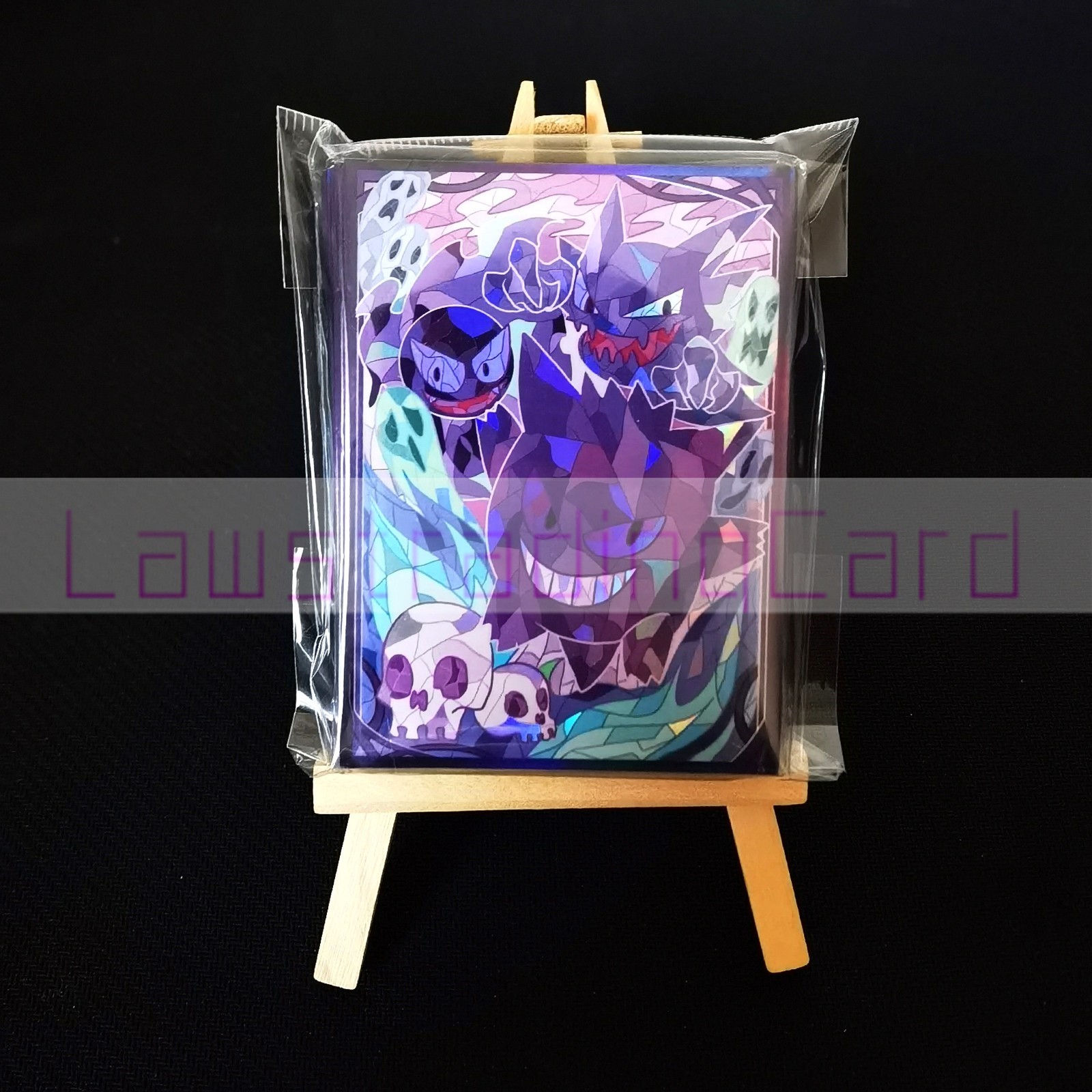 Pokemon - Gengar Foil Card Sleeves 60ct 66mmX91mm Standard Size