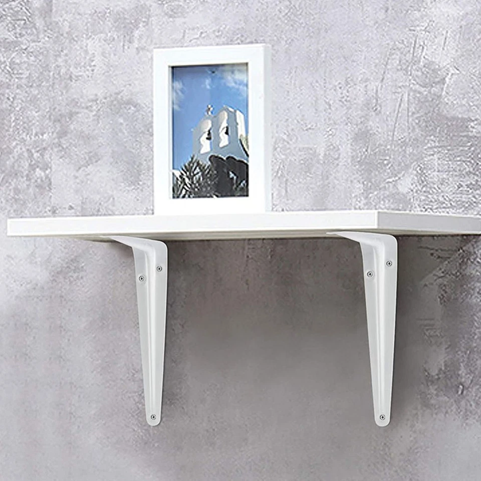 20 Pcs Équerre Etagere Equerres Etageres Supports D'étagère De Triangle Petite - Photo 4/4