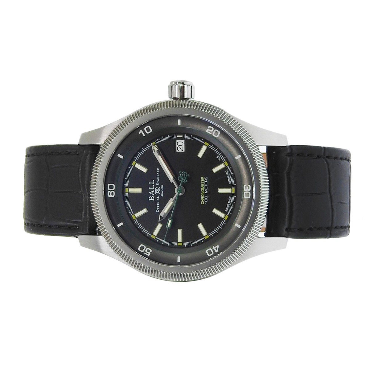 Ball Watch Engineer II Magneto S NM3022C-N1CJ-BK Leather Black Automatic Watch