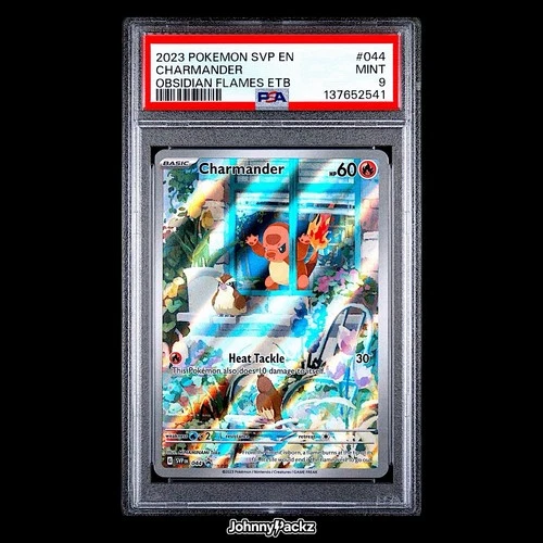Charmander SVP044 - 2023 Scarlet & Violet ETB Promo Holo - Pokemon Card - PSA 9