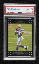 2007 Topps Calvin Johnson #320 PSA 8 Rookie RC HOF