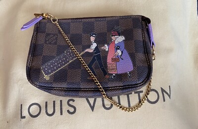 LOUIS VUITTON Damier Illustre Mini Pochette Accessoires Clutch