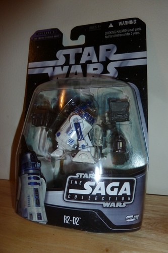 Star Wars R2-D2 The Saga Collection mit Hologrammfigur Hasbro 2006 NOC! - Bild 2 von 7