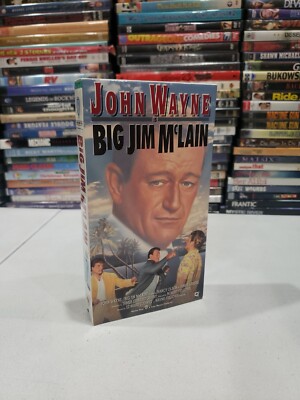 Big Jim Mclain [VHS] by John Wayne, Nancy Olson, James Arness, Alan Napier, Ved