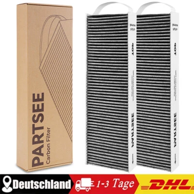 MARKENLOS 2X Aktivkohlefilter - für Bora PURE- NEU - OVP - Art. Nr.: PUAKF - 425*130mm