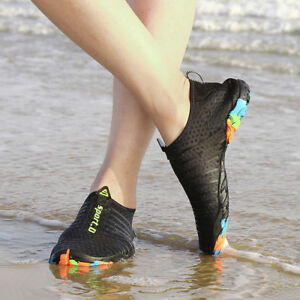 Men Water Shoes Quick-Dry Barefoot Flexible Skin Aqua Socks Beach Swim Surf Yoga