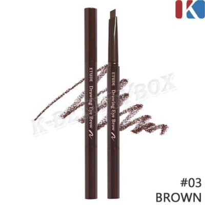 ETUDE Drawing Eye Brow 0,25g #03 Brown Quick & Easy Application Korean Makeup
