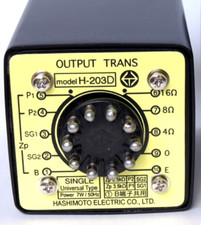 Hashimoto H-203D Pair Output transformer 2.5K,3.5K/16,8,4  US Duty Paid 