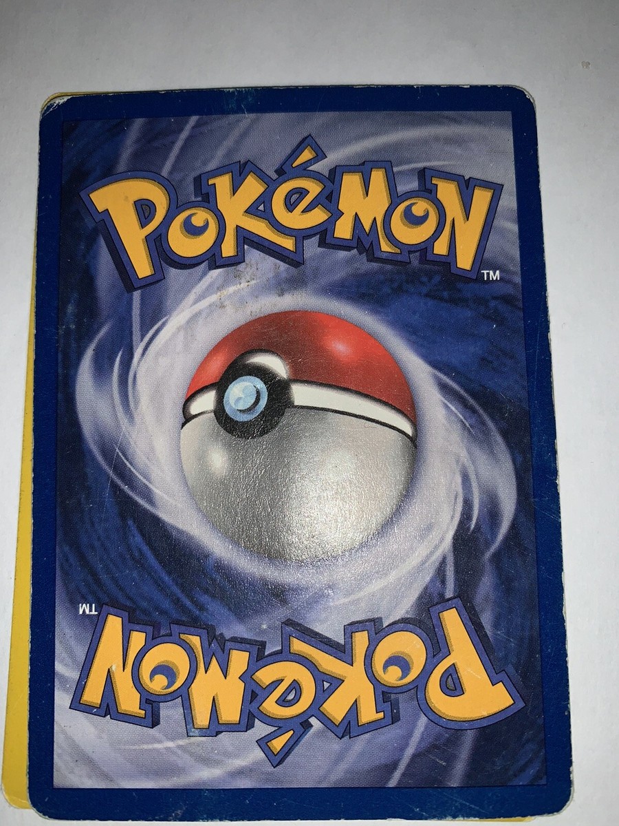 PIKACHU 58/102 BASE SET RARE 1999 POKEMON CARD | eBay