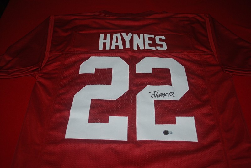 JUSTICE HAYNES ALABAMA CRIMSON TIDE Signed JERSEY Beckett COA 1W496236