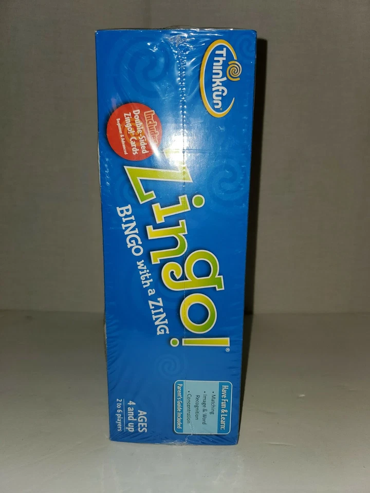 ThinkFun Zingo! NEW IN BOX Bingo with a Zing Game - Ages 4+ New Box Sealed - Image 3 of 4