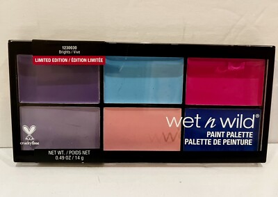 Wet n Wild Paint Palette #1230030 Brights  Multi Color Cream New Sealed