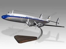 Lockheed Super Constellation Avianca Desk Wood Airplane Model Small Scale 1/130