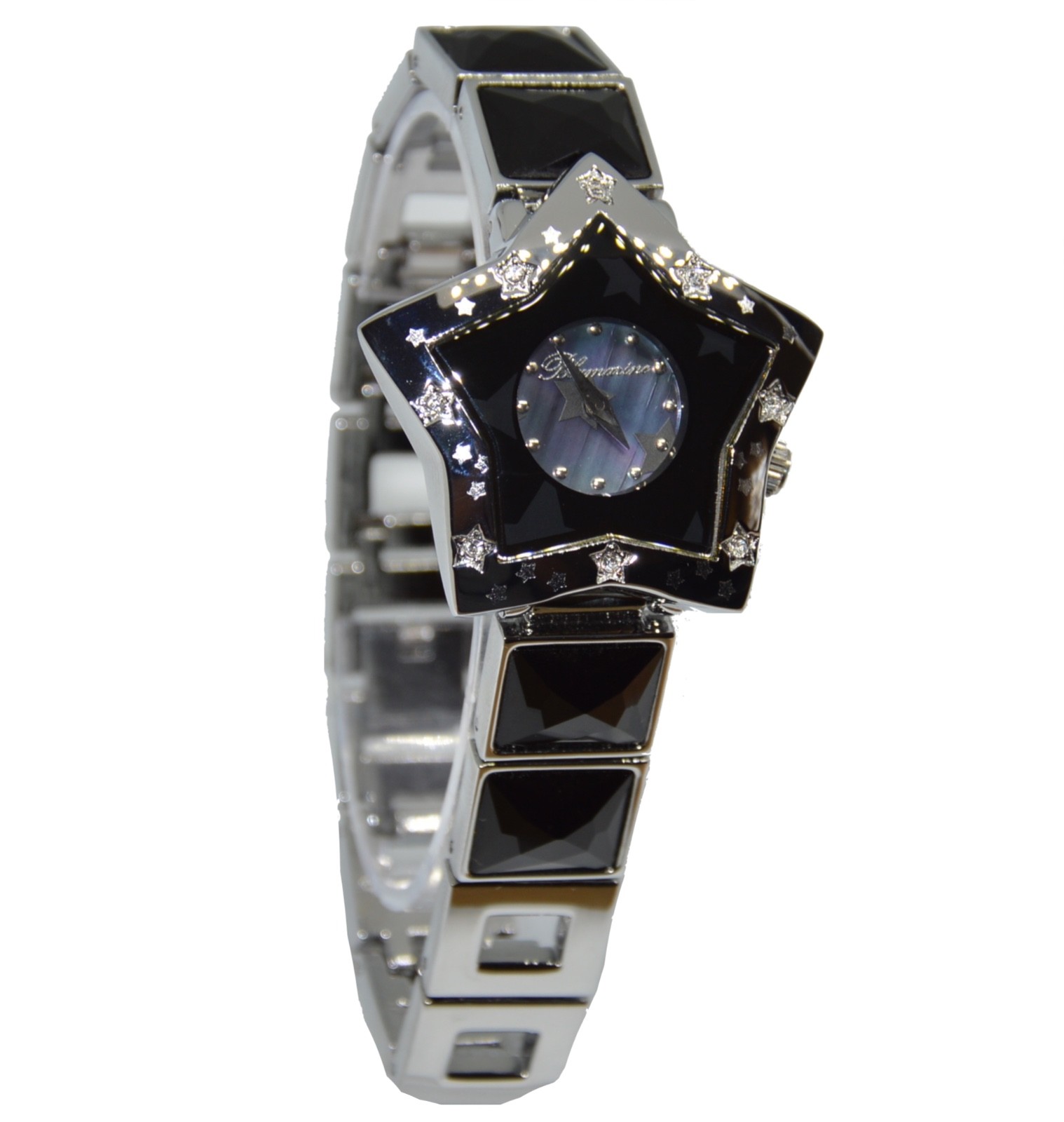 BLUMARINE OROLOGIO DONNA STELLA BM.3115LS/02M ACCIAIO NERO LIST. 129€ SOTTOCOSTO