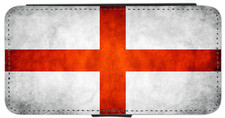 England/St George flag Printed Grunge iPhone/Pixel/Galaxy Flip/Wallet Phone Case