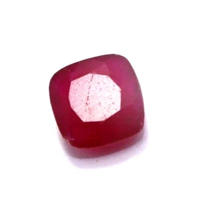 7.25 Ct Natürlicher Rot Ruby Cushion Cut Simuliert Mozambique Lose Edelstein Neu - Bild 1 von 4