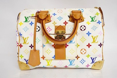 LOUIS VUITTON multicolor Speedy 30 Bron (White) M92643 Hand Bag | eBay