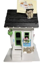 Home bazaar architectural birdhouse New Cottage Great Details Side Bird Entrance