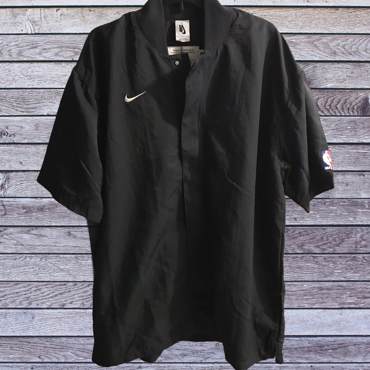 S Nike Fear of GOD Warm Up Top Black