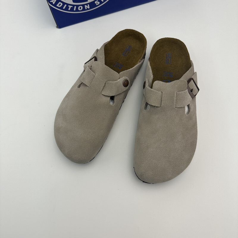 birkenstock boston taupe size 42