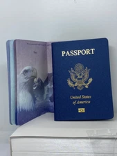 USA passport Small notebook for games, travel Journal and notes passport size