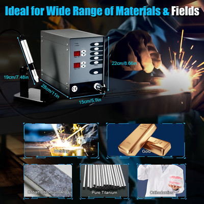 Automatic Pulse Argon Arc CNC Spot Welder Jewelry Dental Welding Machine 110V